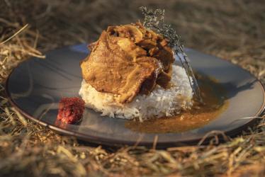 Recette à base de chevreau marqué Pays cathare