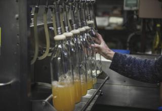 mise en bouteille jus de fruits